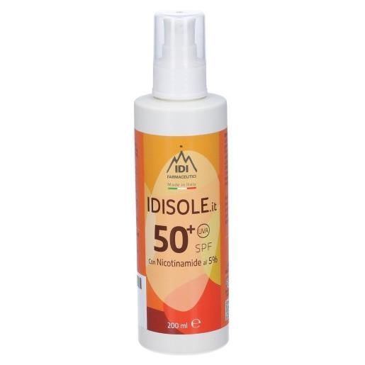 Idisole latte solare spf50+ 200ml