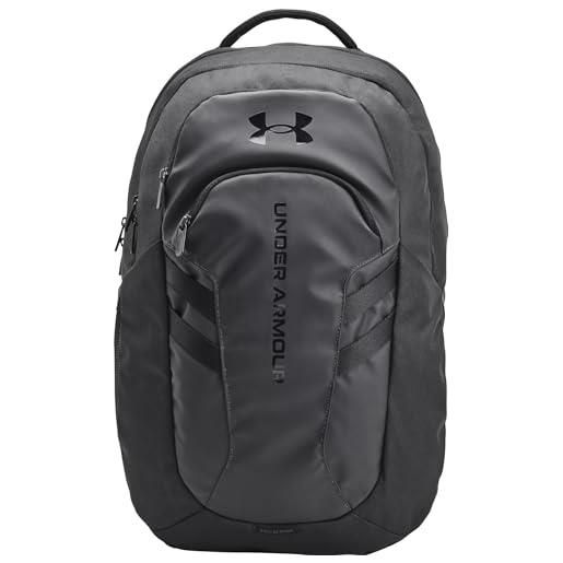 Under armour hustle 6.0 pro zaino unisex per adulti (confezione da 1), nero/nero, one size, valigie