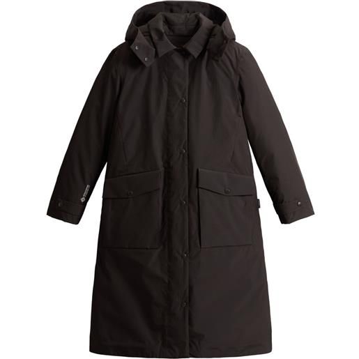 Woolrich mantella oversize - nero