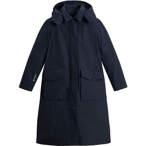 Woolrich mantella oversize - blu