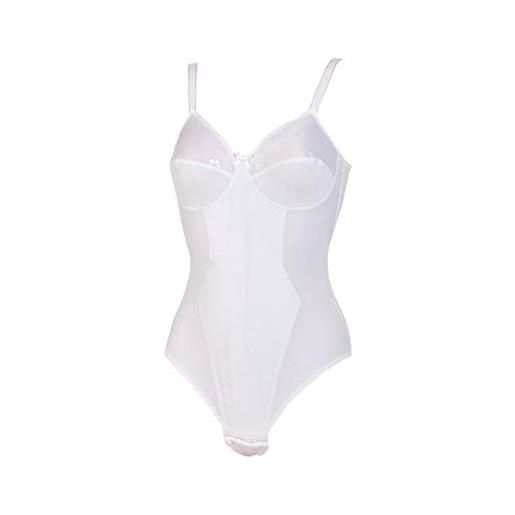 GIOS body contenitivo coppa b senza ferretto art. 523-3, bianco