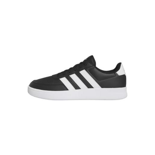 adidas breaknet 2.0 shoes, scarpe uomo, core black/cloud white/cloud white, 36 2/3 eu