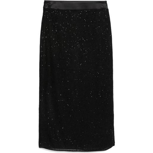 Peserico gonna midi - nero