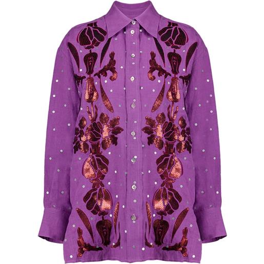 PAULA camicia ateneu - viola