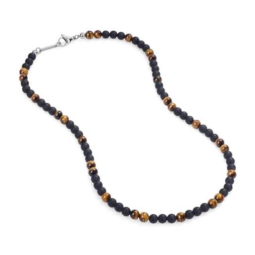 Collana Mala 108 Perle Onice Con Spaziatori - Pietre Semipreziose Per Meditazione E Yoga - Foto 10