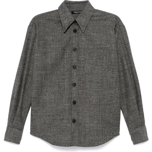 Fabiana Filippi camicia con perline - grigio