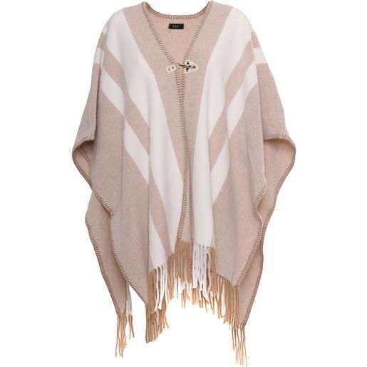 Fay poncho bicolor con gancio
