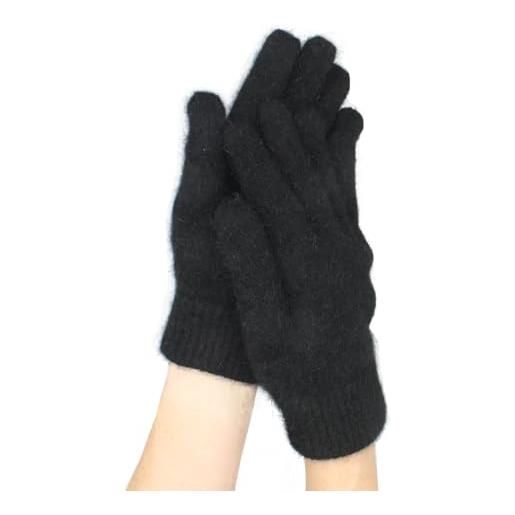 Native World possum - guanti in lana merino, morbidi, estremamente caldi, visone, s