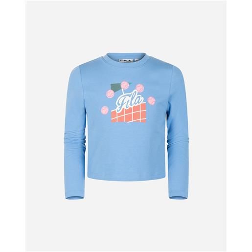 Fila streetwear jr - t-shirt - azzurro