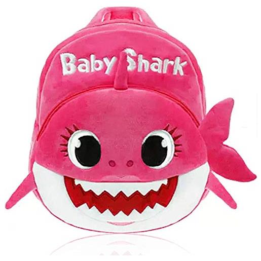 JPYZ baby shark zainetto, jpyh zaino da scuola per bambini baby cute shark zaino da scuola per bambini rosa