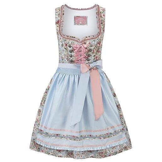 Stockerpoint dirndl dara vestito per occasioni speciali, azzurro, 66 donna