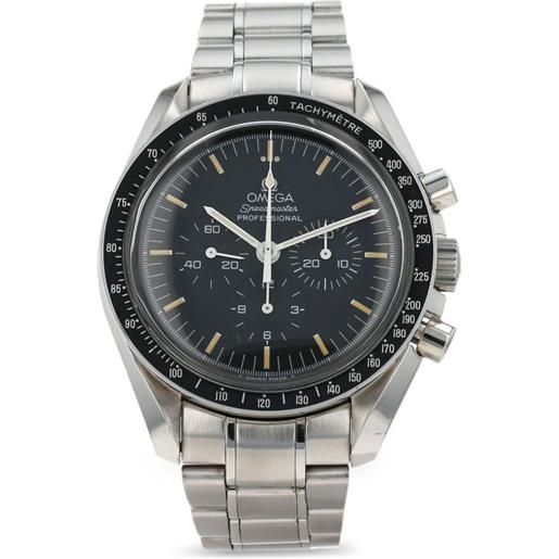OMEGA - orologio speedmaster 42mm pre-owned 1990 - uomo - acciaio/vetro zaffiro - taglia unica - nero