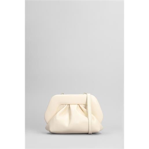 THEMOIRÃ¨ pochette gea vegan fabric in ecopelle beige