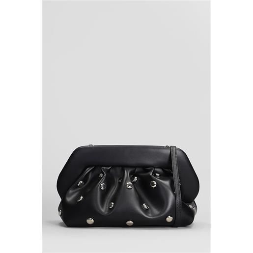 THEMOIRÃ¨ pochette bios beads in ecopelle nera