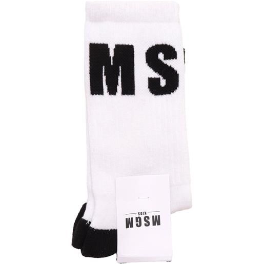 Msgm socks unisex bianco/white