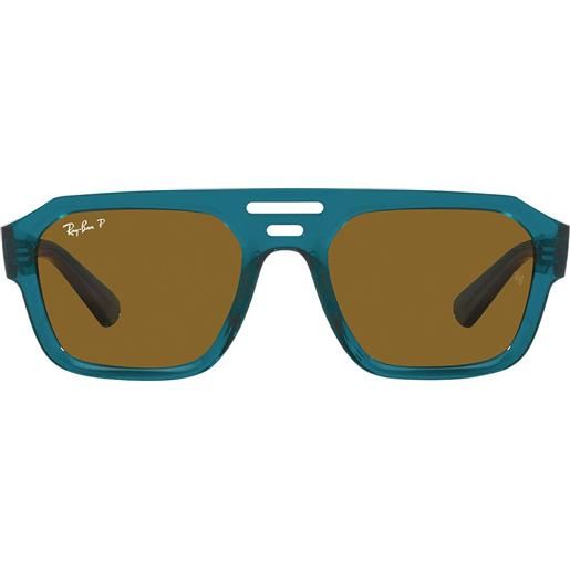 Ray-Ban occhiali da sole Ray-Ban corrigan rb4397 668383 polarizzati