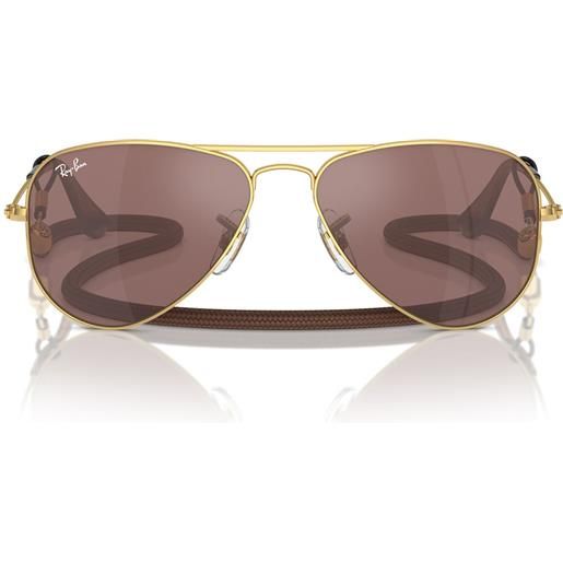 Ray-Ban occhiali da sole Ray-Ban junior aviator rj9506s 223/6g con laccio