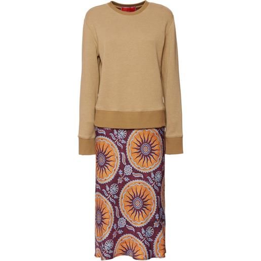 La DoubleJ abito midi jazzy - viola