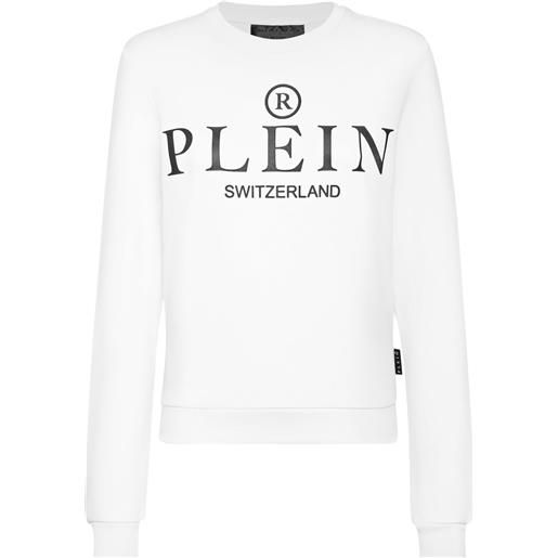 Philipp Plein felpa iconic plein - bianco