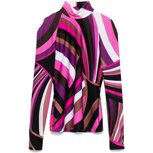 PUCCI top con stampa iride - nero
