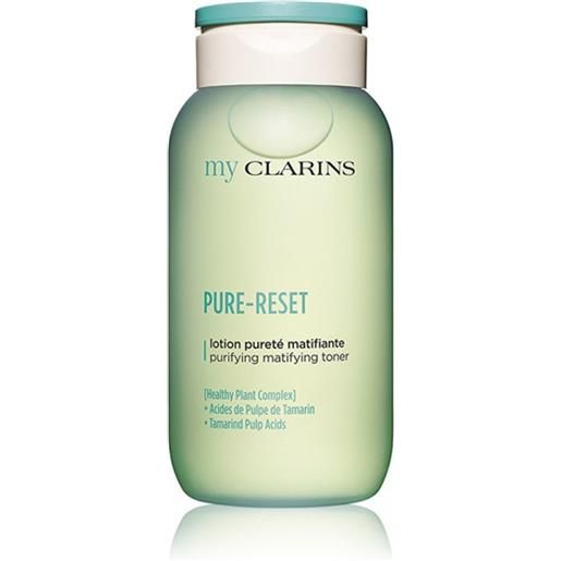 Clarins pure-reset lozione purificante opacizzante 200 ml