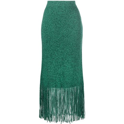 ZIMMERMANN gonna con frange - verde