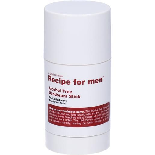 Primor International ZRT recipe for men alcohol-free deodorante stick 75 ml