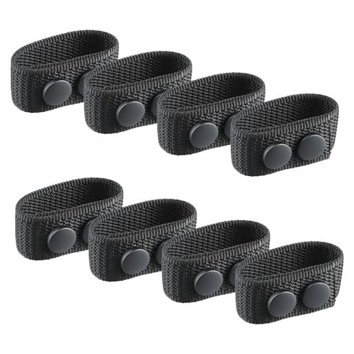 DEARBAG 8 pezzi distanziali cinturone, accessori cinturone polizia, passante cintura tattica per cinture militare per gli sport all'aperto, accessori cinturone polizia