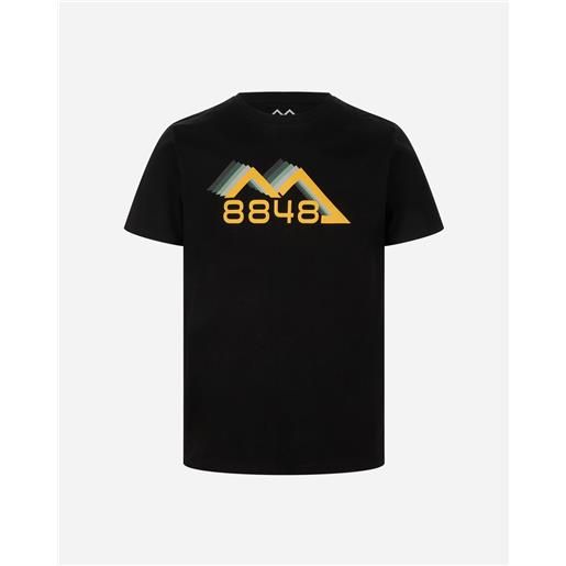 8848 mountain hike m - t-shirt - uomo - nero