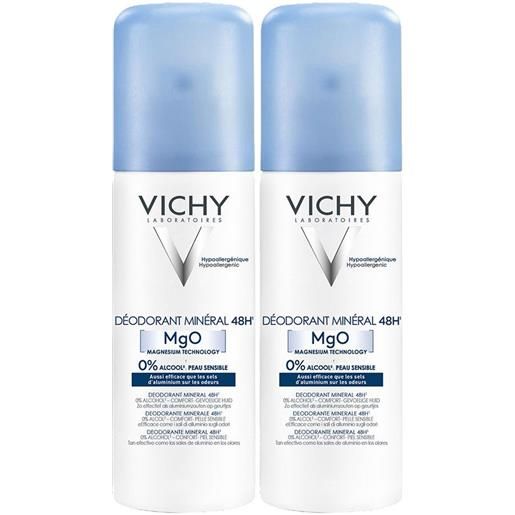 Vichy (L'Oreal Italia SpA) vichy deodorante pelle sensibile e depilata 125 ml set da 2 2x125 spray