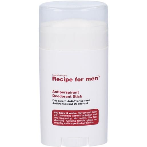 Primor International ZRT recipe for men deodorante stick antiperspirante 50 ml