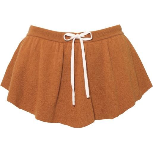 Cashmere In Love minigonna windy - marrone