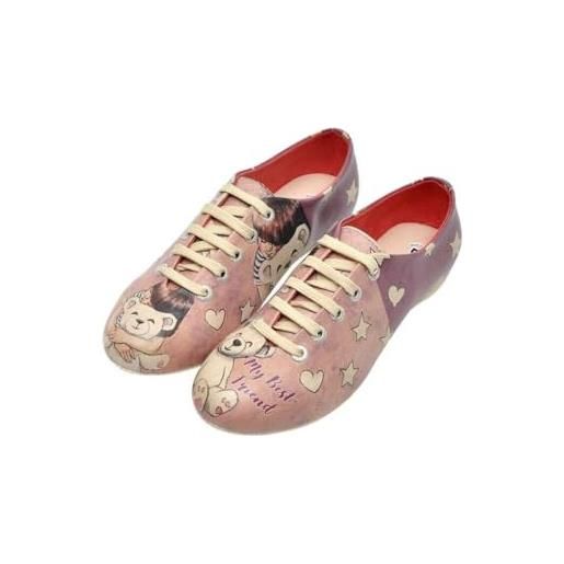 DOGO, appartamento oxford donna, multicolore, 37 eu