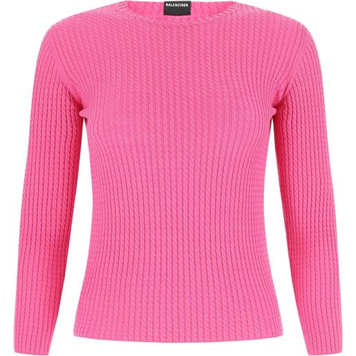 Balenciaga maglione girocollo - rosa
