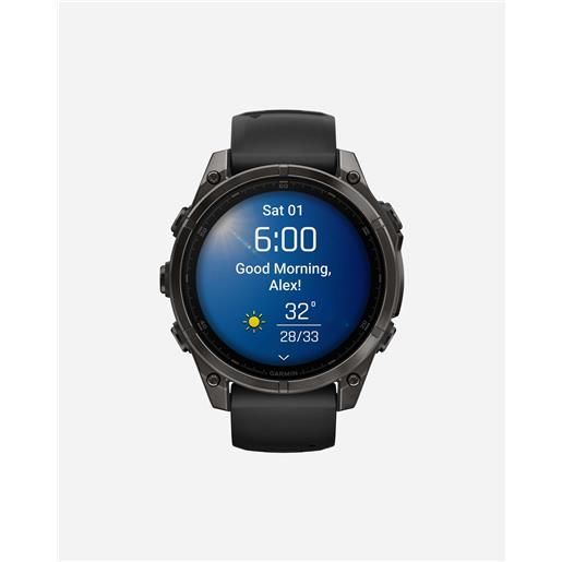 Garmin fenix 8 amoled 47mm sapphire - orologio multifunzione - nero