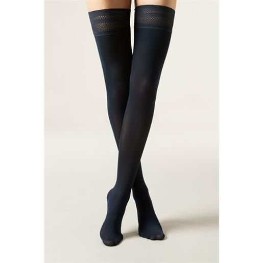 Calze Autoreggenti Relaxsan M1170 Classe 1 - Compressione 15-21mmHg, Microfibra, Unisex