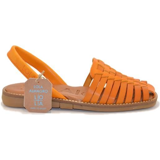 LOLA almagro minorchina in pelle vaquetilla mango