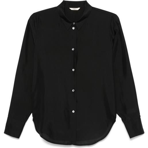 Barena camicia di seta - nero