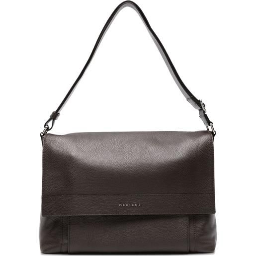 Orciani borsa messenger micron - marrone