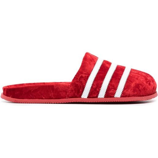 adidas sandali slides adimule - rosso