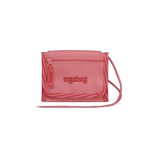 ergobag tasca sul petto, scomparto per monete, finestrella, lamas in orso giamas - rosa, taglia unica, giocoso