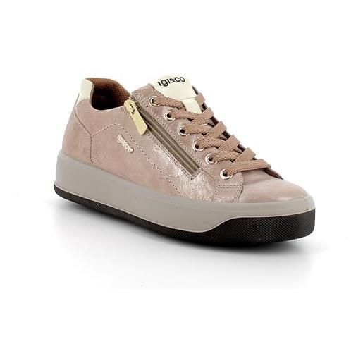 Igi&Co d. Ava, scarpe con lacci donna, caramel, 40 eu