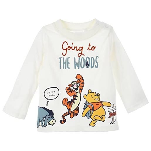 SUN CITY maglia neonato disney winnie the pooh in cotone bimbo maniche lunghe 5532