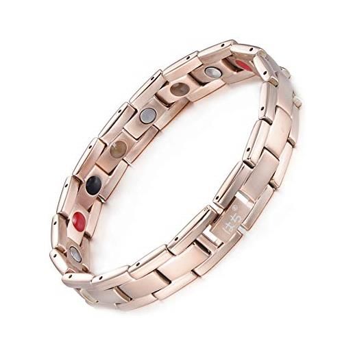 Bracciale in titanio nero a 4 elementi | Disponibile! | Lucleon