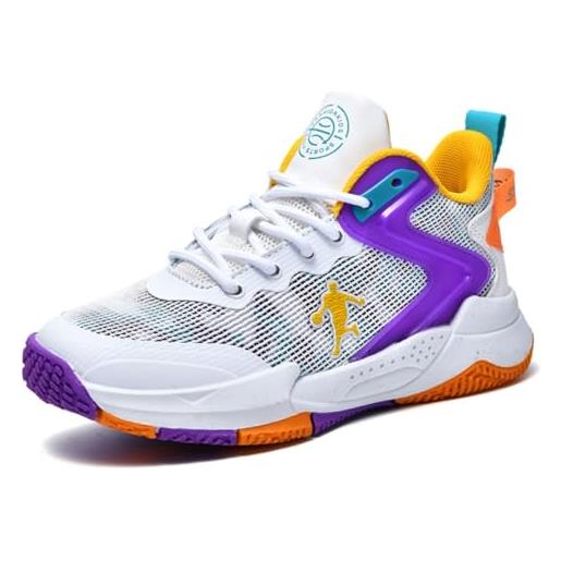 Scarpe Ginnastica Bambini Leggere - Sneaker Sportive EU 29-38, Traspiranti, Antiscivolo - Foto 5