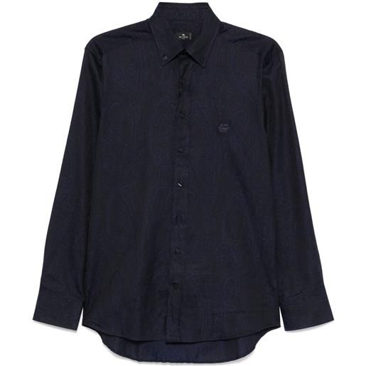 ETRO camicia con stampa paisley - blu