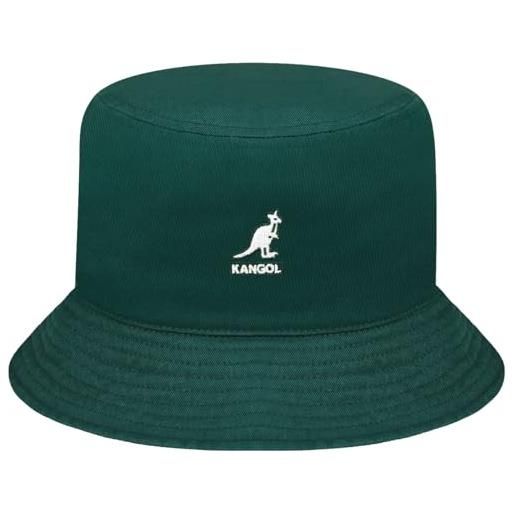 Kangol cappello washed bucket hat estivo cappelli da spiaggia l (58-59 cm) - verde