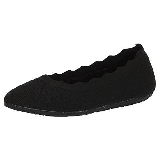 Mocassini Donna CUSHIONAIRE Curtis In Pelle Vegana Con Memory Foam | Scarpe Slip-on Comode, Larghezze Disponibili, Nero 38 - 2