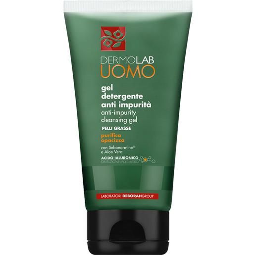 Deborah dermolab uomo gel detergente anti impurià 150 ml