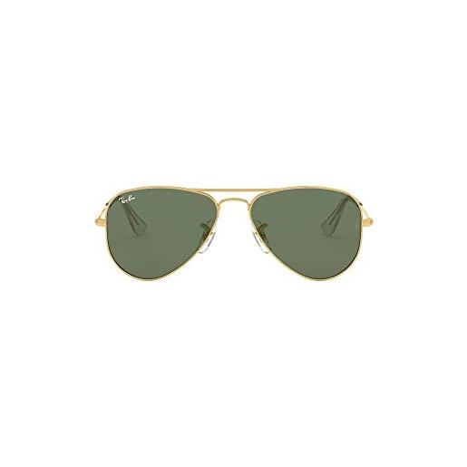 Ray-Ban 0rj9506s 223/71 52 occhiali da sole, oro (gold/green), unisex-bambino